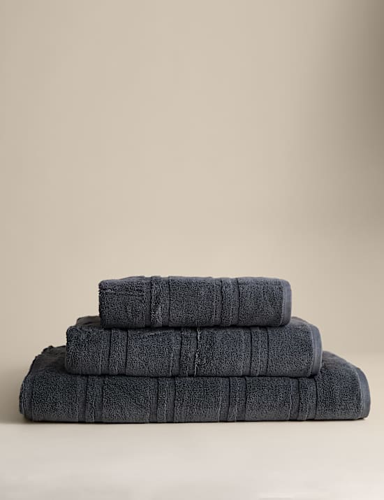 Luxury Egyptian Cotton Striped Towel