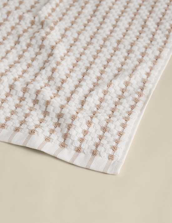 Pure Cotton Spotty Striped Towel
