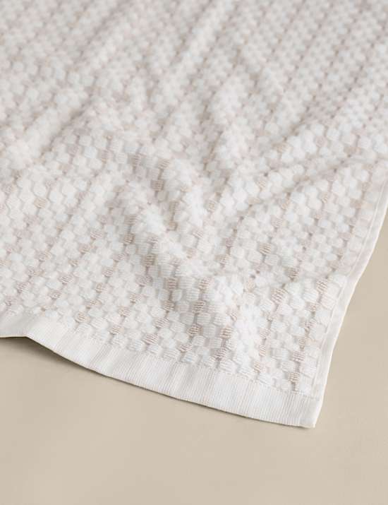 Pure Cotton Spotty Striped Towel