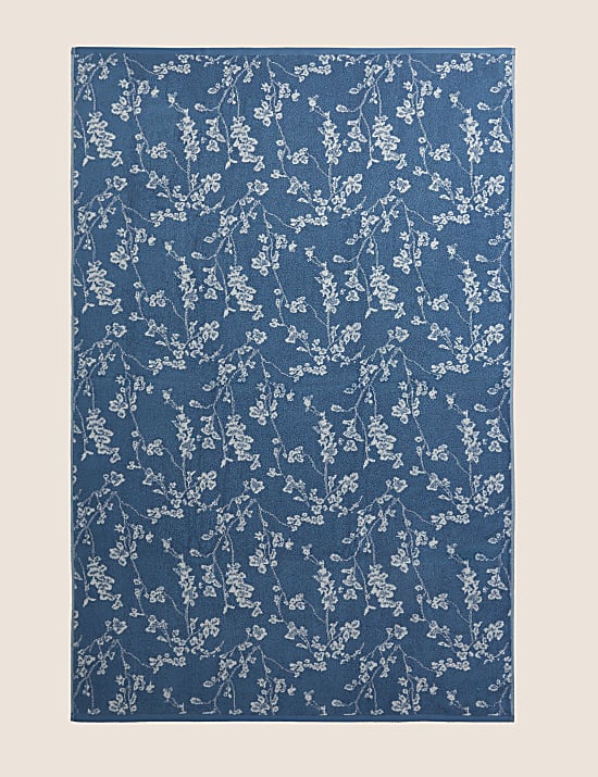 Super Soft Pure Cotton Floral Jacquard Towel