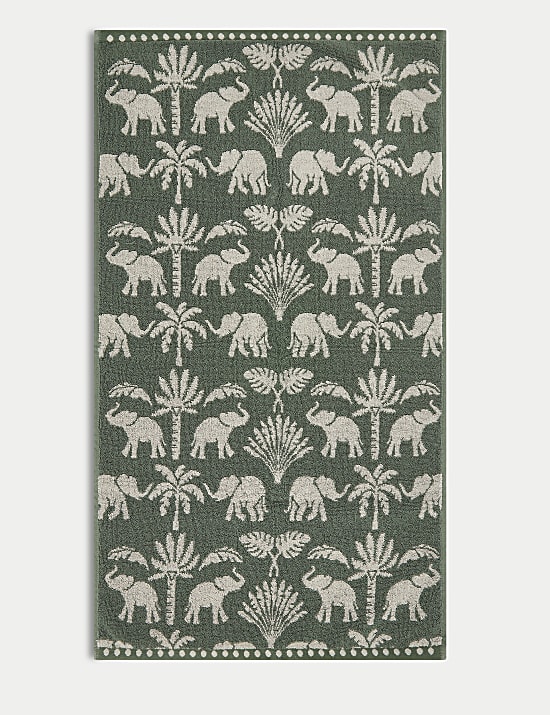 Pure Cotton Elephant Palm Towel