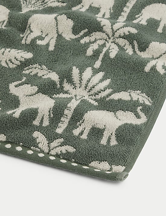Pure Cotton Elephant Palm Towel