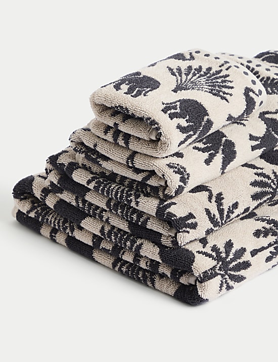 Pure Cotton Elephant Palm Towel