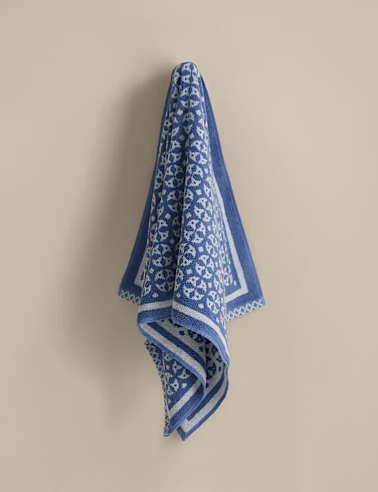 Pure Cotton Geometric Circle Towel