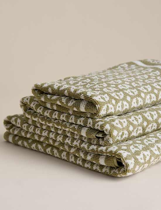 Pure Cotton Geometric Circle Towel