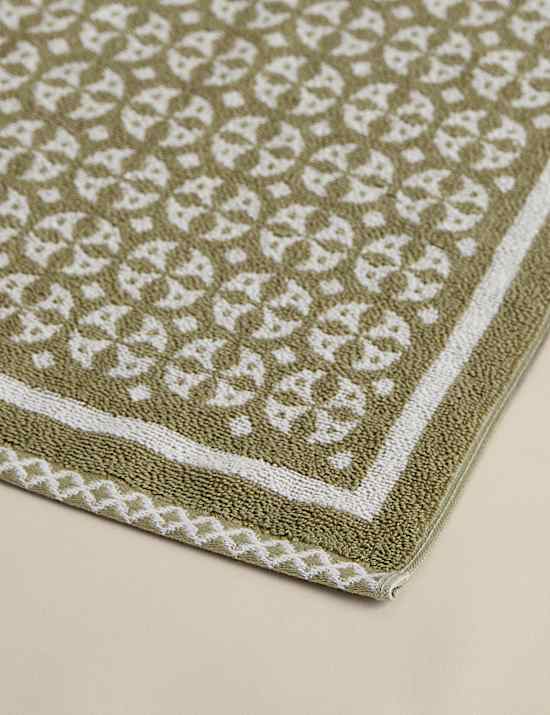 Pure Cotton Geometric Circle Towel