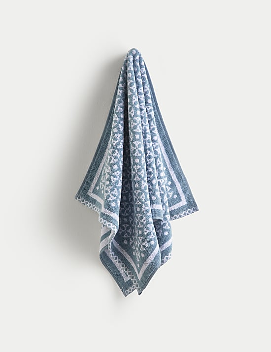 Pure Cotton Geometric Circle Towel