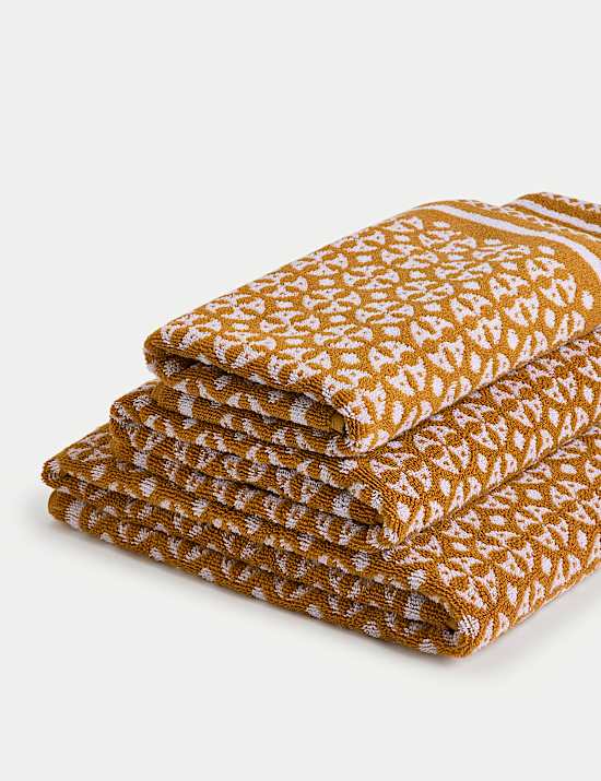 Pure Cotton Geometric Circle Towel