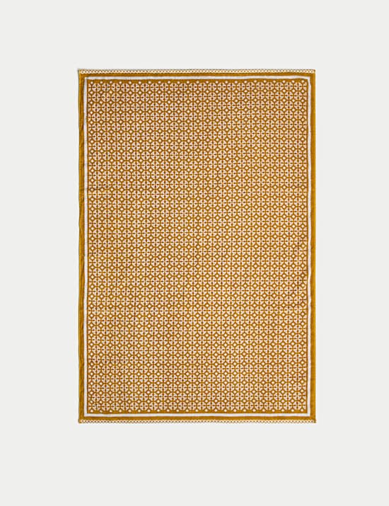 Pure Cotton Geometric Circle Towel