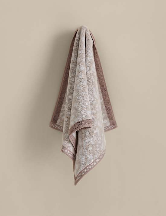 Pure Cotton Leopard Print Towel