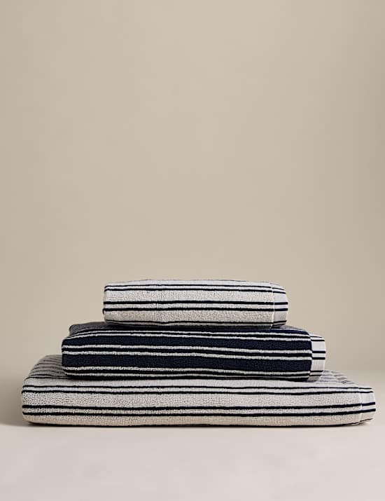Pure Cotton Narrow Stripe Towel