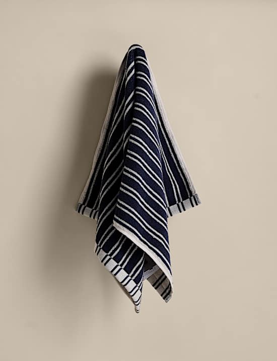 Pure Cotton Narrow Stripe Towel