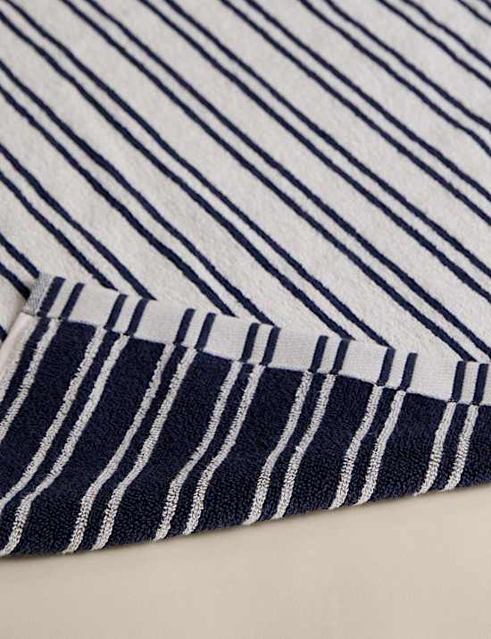 Pure Cotton Narrow Stripe Towel