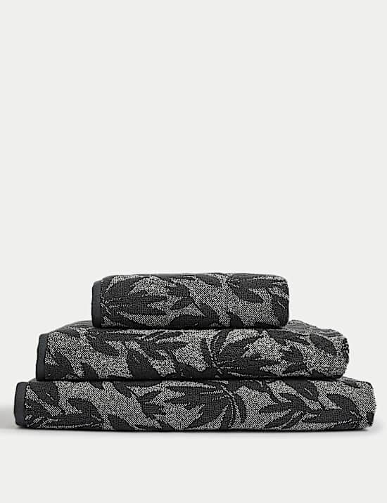 Pure Cotton Leaves Towel