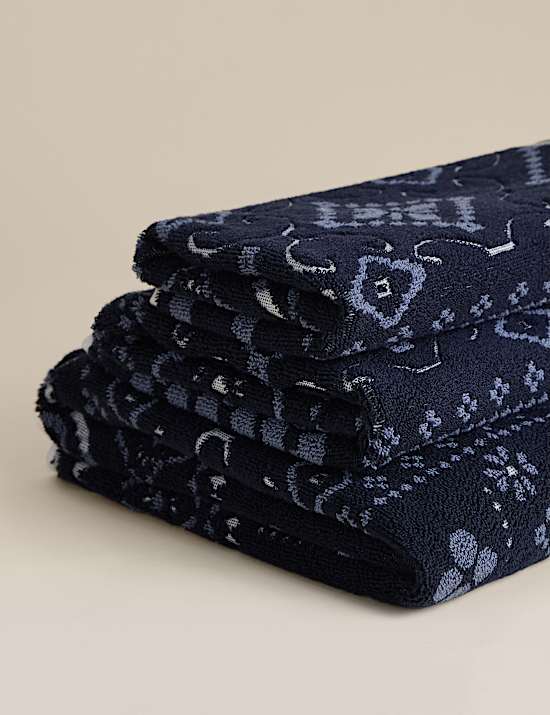 Pure Cotton Tie Print Towel
