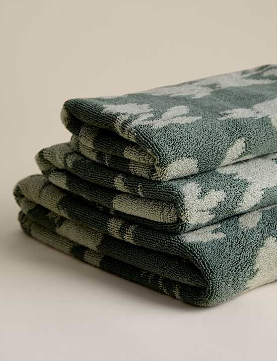 Pure Cotton Floral Towel