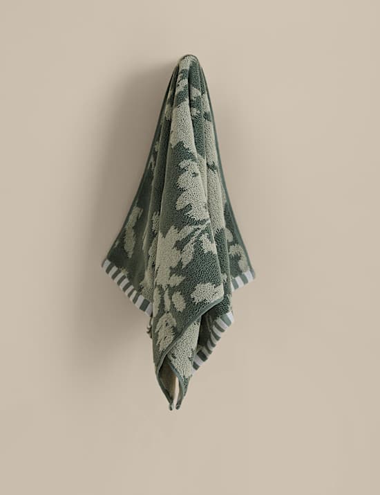 Pure Cotton Floral Towel