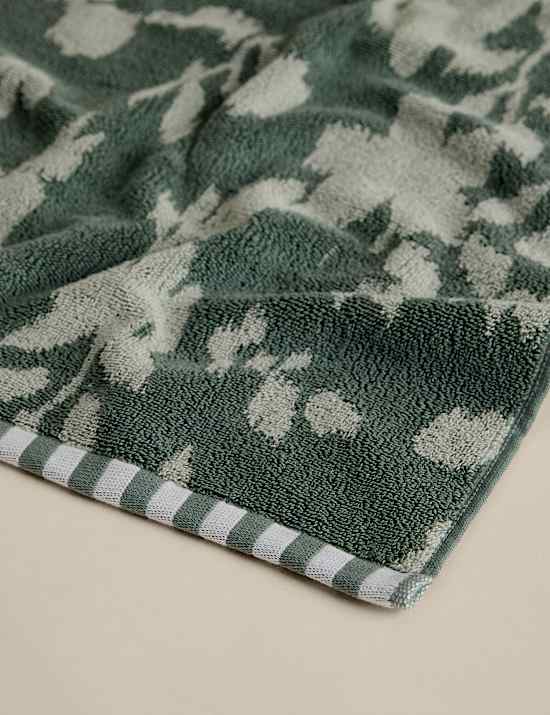 Pure Cotton Floral Towel
