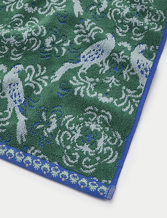 Pure Cotton Parrot Towel