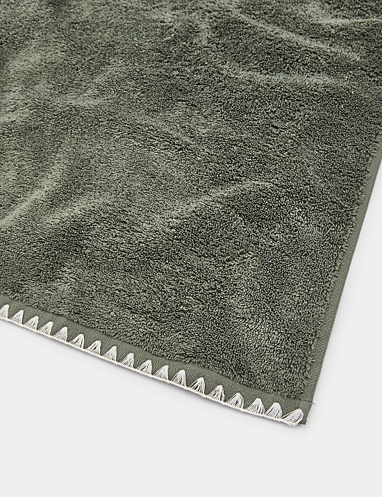 Pure Cotton Blanket Stitch Towel