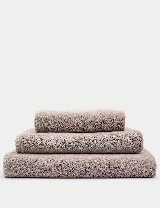 Pure Cotton Blanket Stitch Towel