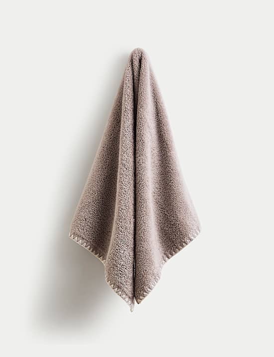 Pure Cotton Blanket Stitch Towel