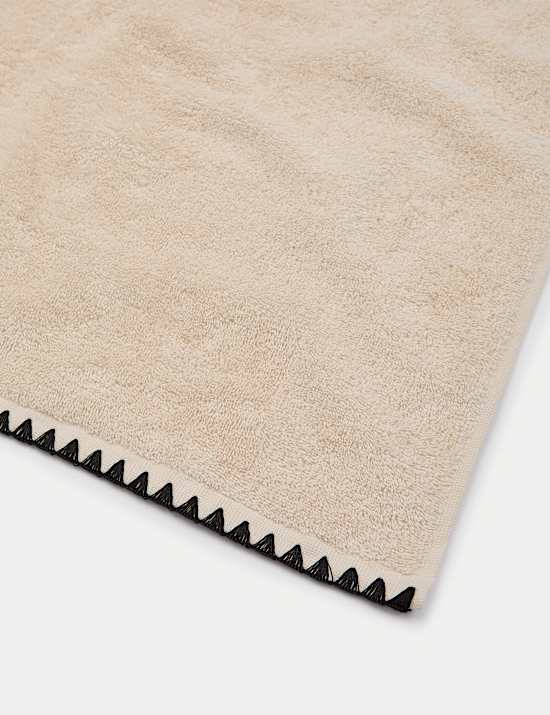 Pure Cotton Blanket Stitch Towel