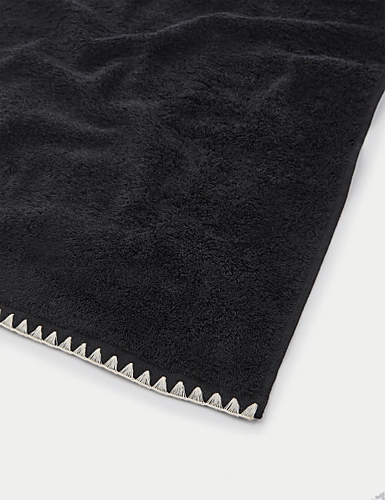 Pure Cotton Blanket Stitch Towel