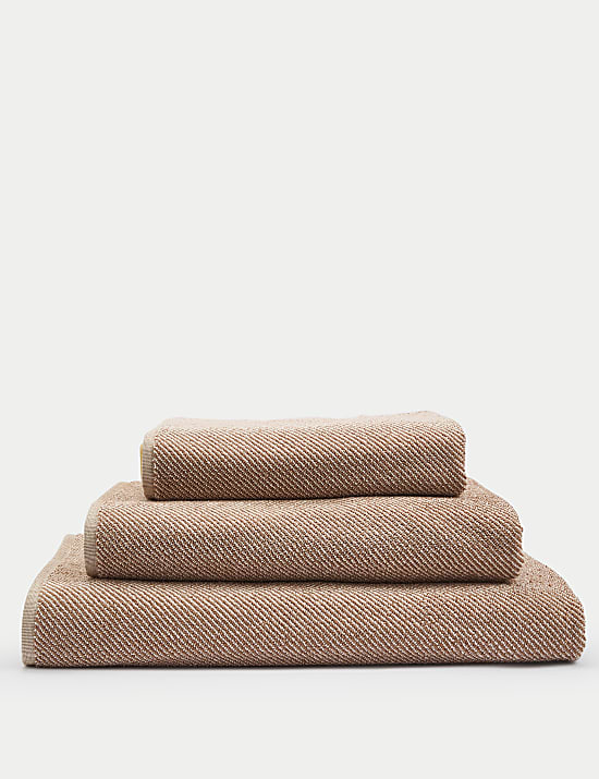 Pure Cotton Narrow Striped Towel