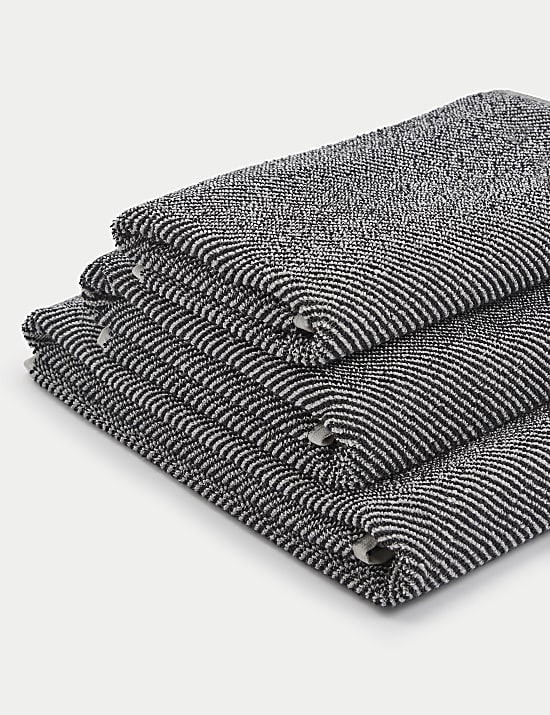 Pure Cotton Narrow Striped Towel