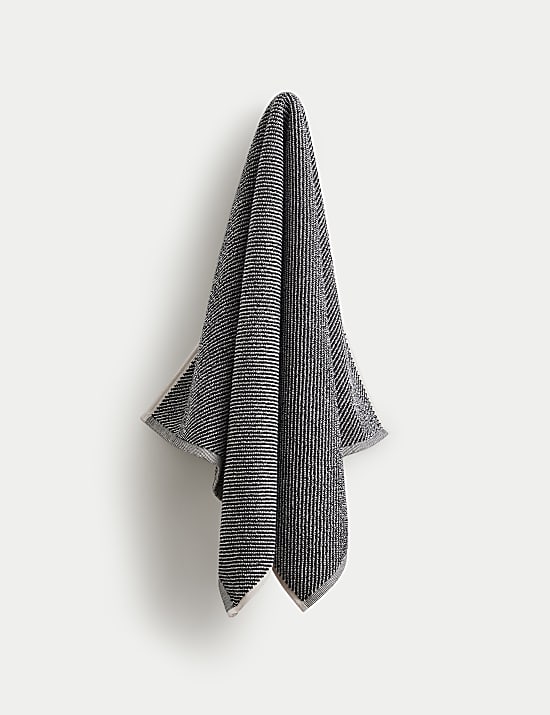 Pure Cotton Narrow Striped Towel