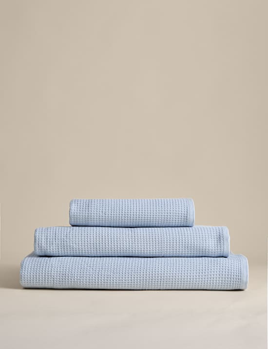 Pure Cotton Reverse Waffle & Terry Towel