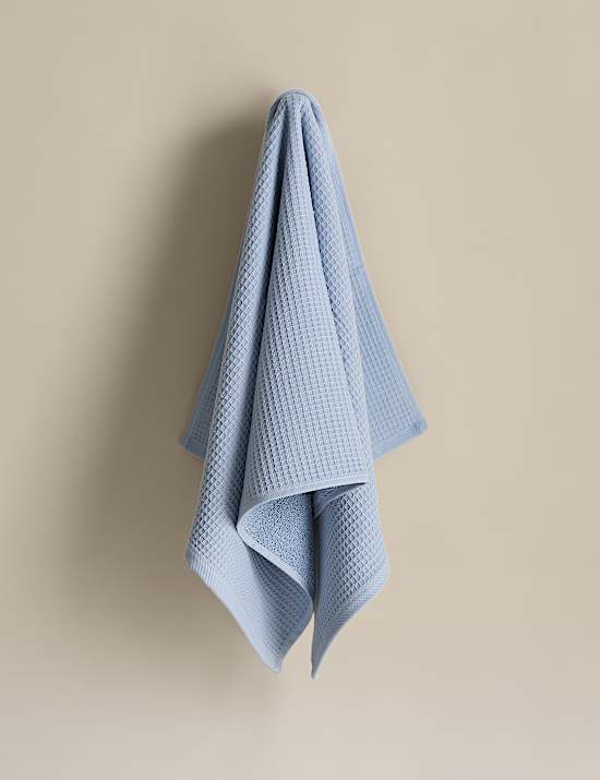 Pure Cotton Reverse Waffle & Terry Towel