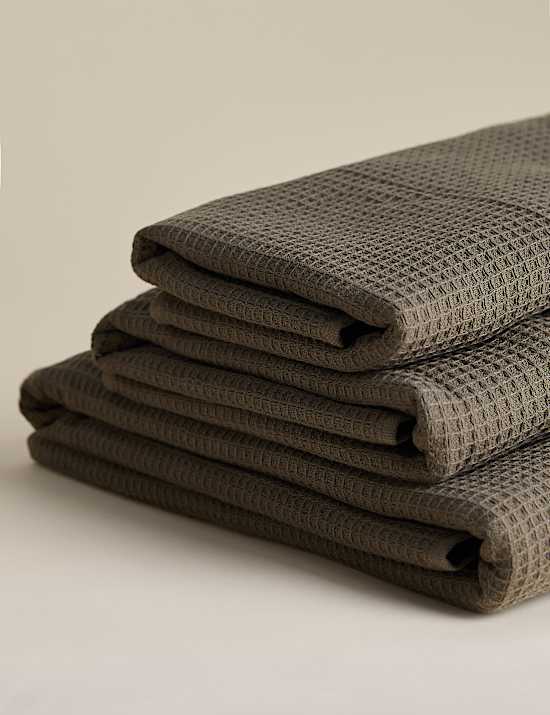 Pure Cotton Waffle Towel