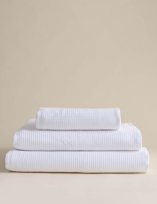 Pure Cotton Waffle Towel