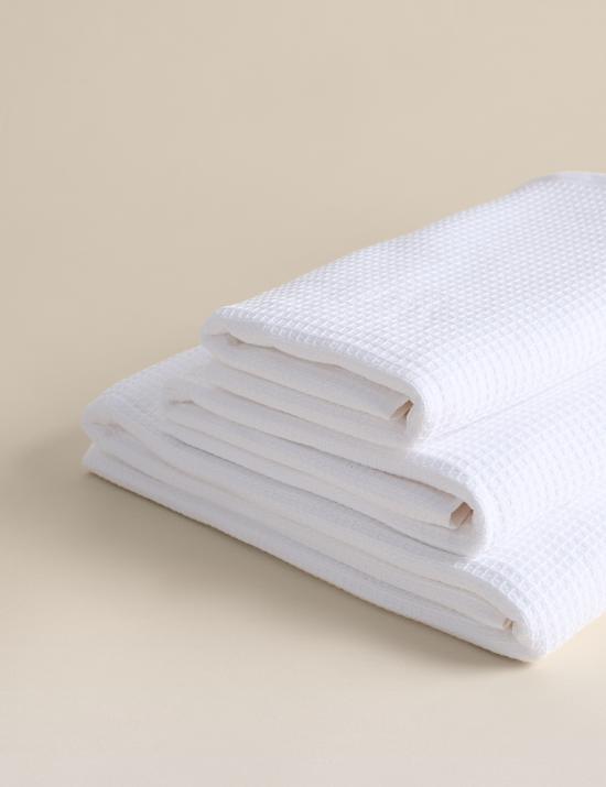 Pure Cotton Waffle Towel