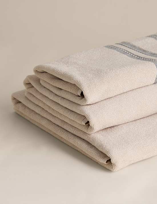 Cotton Rich Fringed Border Towel