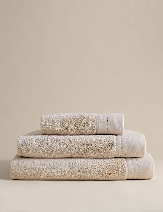Pure Cotton Linen Border Towel