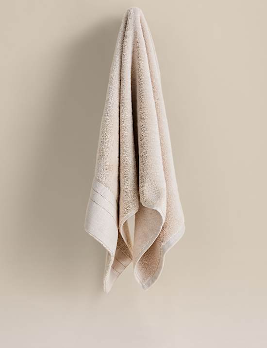 Pure Cotton Linen Border Towel