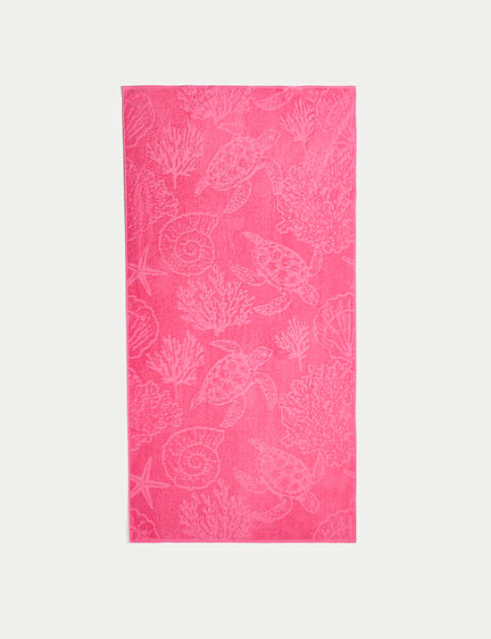 Pure Cotton Under The Sea Beach Towel