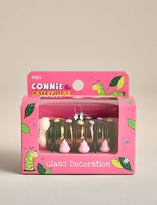 Glass Connie the Caterpillar Tree Decoration