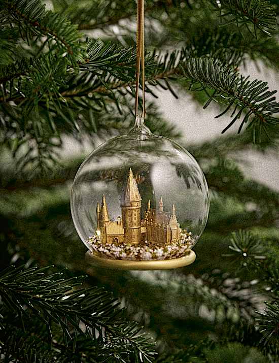 Harry Potter Hogwarts Glass Decoration