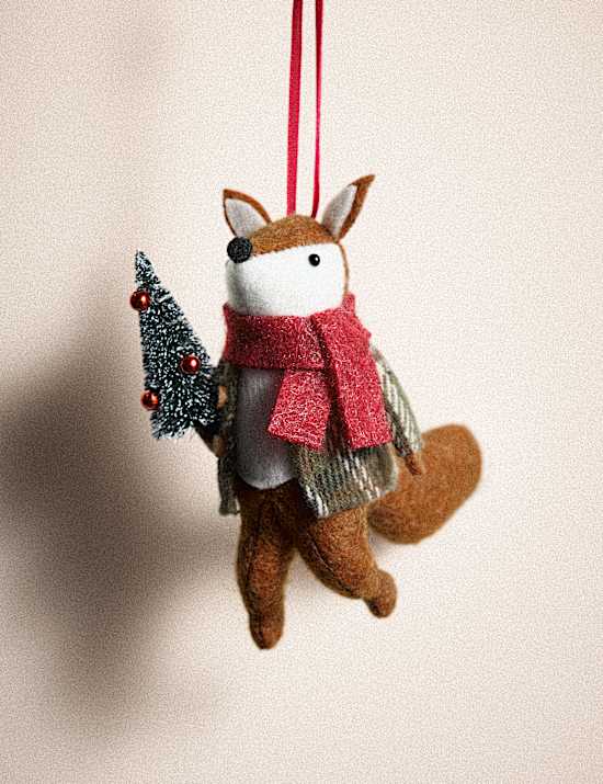 Felt Novelty Fox Decoration