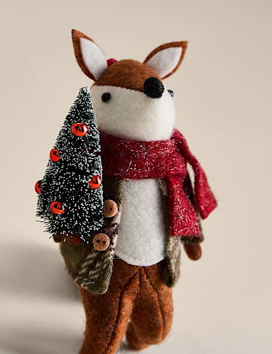 Felt Novelty Fox Decoration
