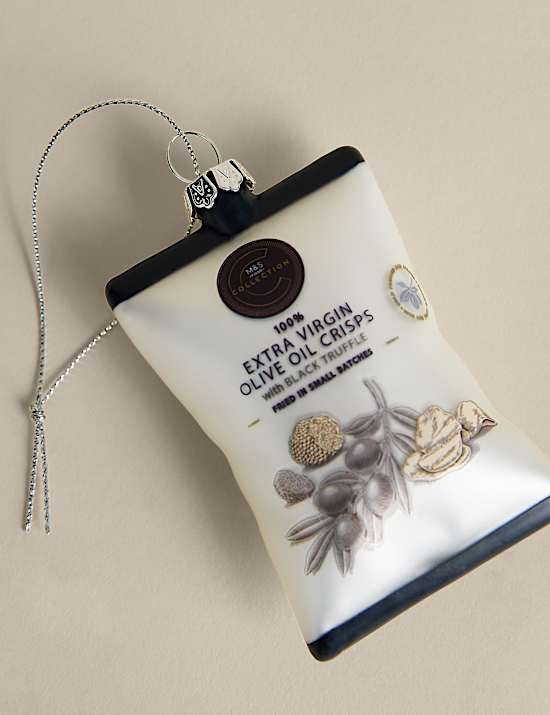 Glass Truffle Crisps Novelty Bauble