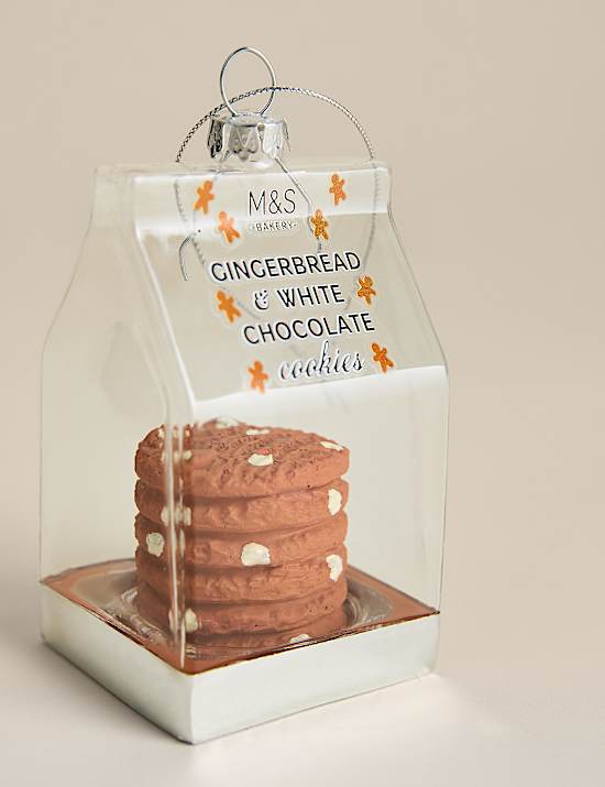 Glass Hanging Cookies Tree Decorations