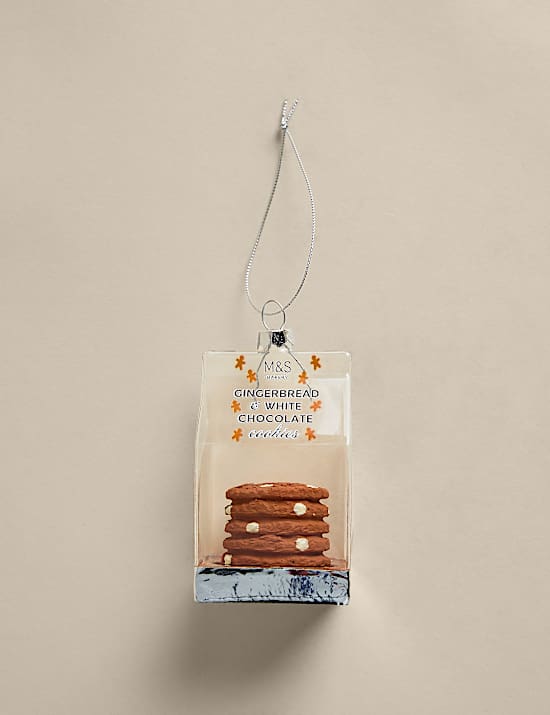 Glass Hanging Cookies Tree Decorations