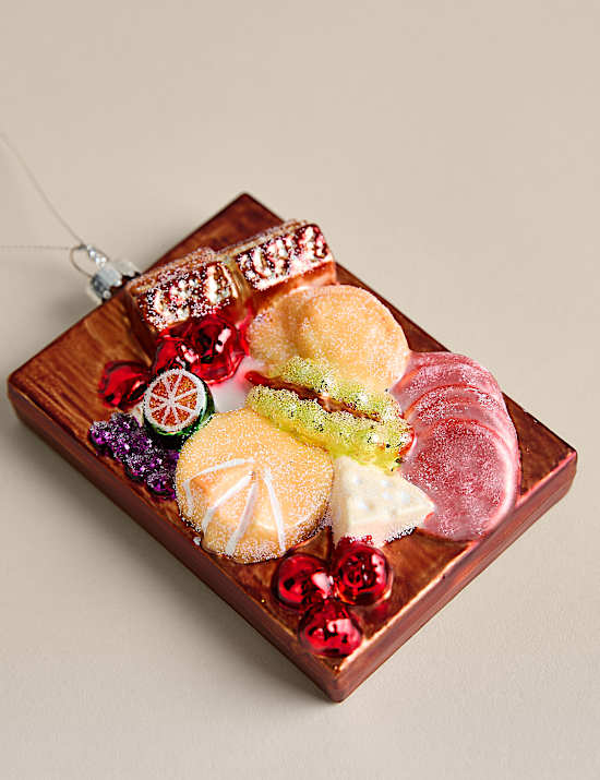 Glass Hanging Charcuterie Board Decoration