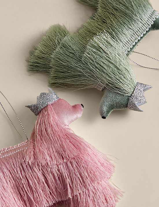 2 Pack Tassel Afghan Hanging Decorations
