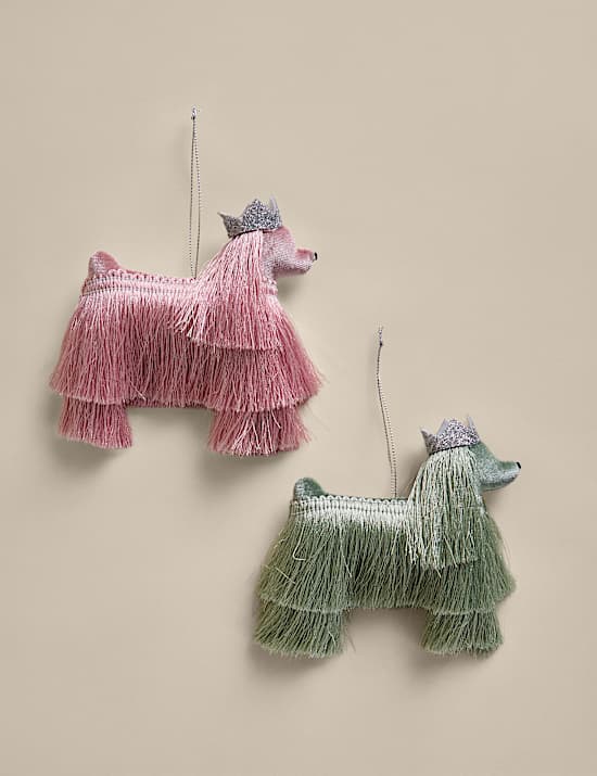 2 Pack Tassel Afghan Hanging Decorations